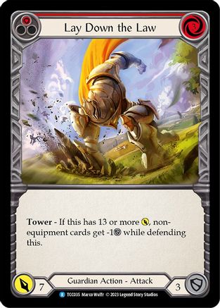 Énoncer la loi (TCC035) - Tour de table : TCCxLSS 