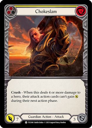 Chokeslam (jaune) (TCC040) - Tour de table : TCCxLSS 