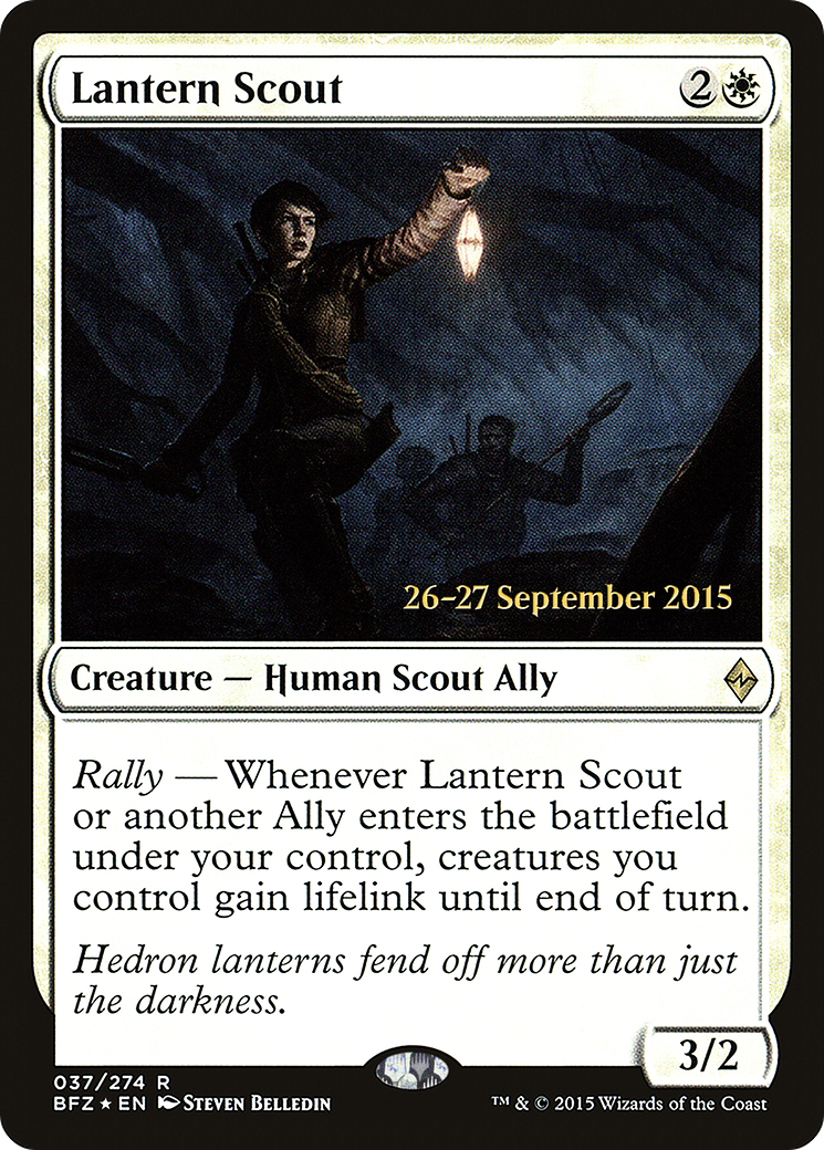 Lantern Scout (PRE-37S) - Promotions de la Bataille de Zendikar 