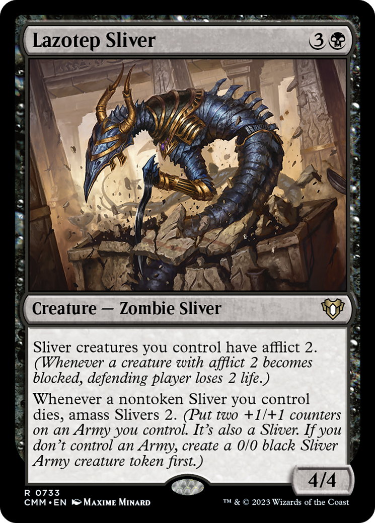 Lazotep Sliver (CMM-733) - Commander Masters Foil