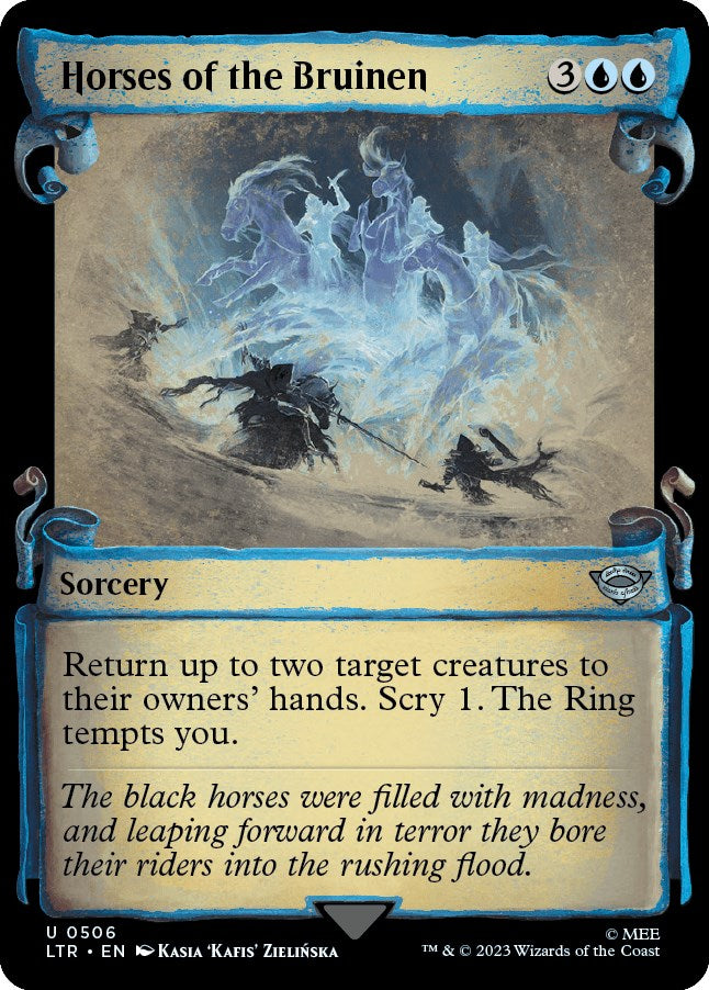 Horses of the Bruinen (Showcase Scrolls)