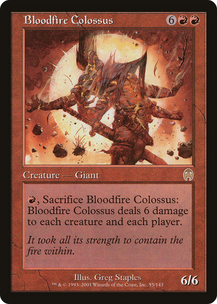 Colosse de feu sanguinaire (APC-055) - Apocalypse 