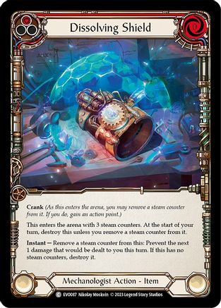 Bouclier dissolvant (rouge) (EVO087) - Feuille arc-en-ciel Bright Lights 