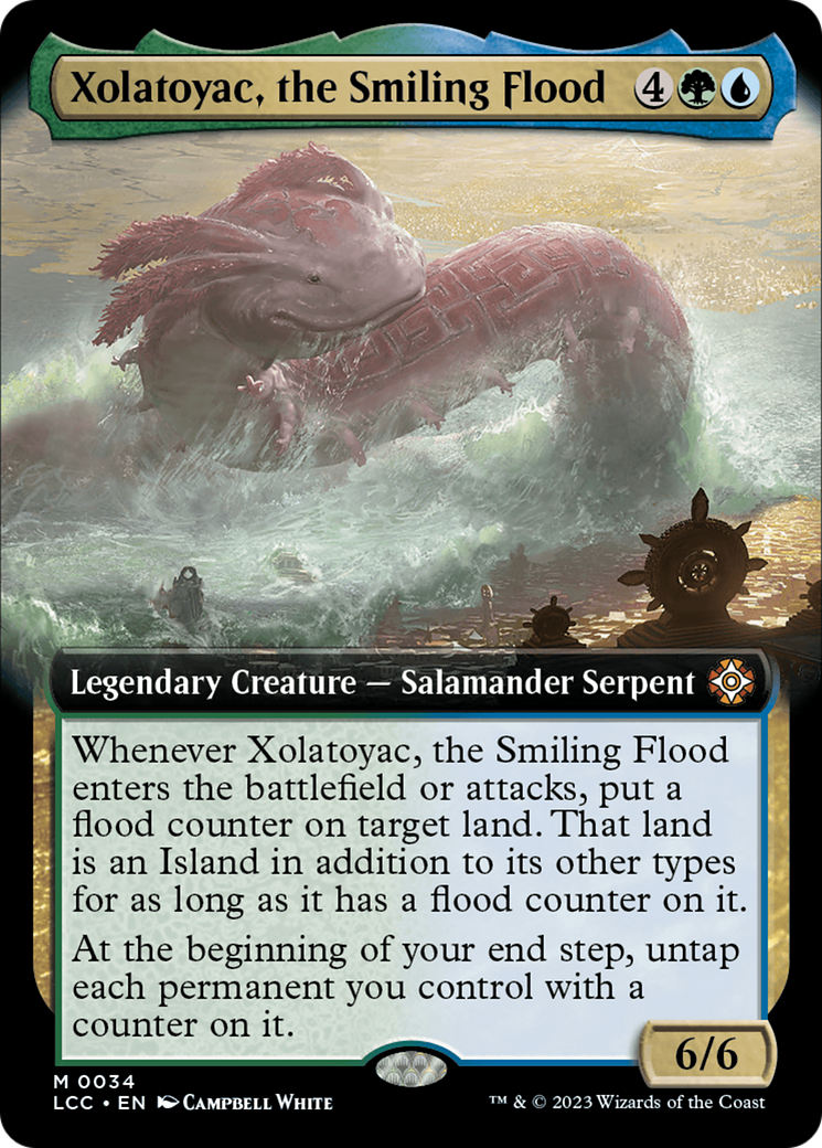 Xolatoyac, le Déluge souriant (LCC-034) - Les Cavernes perdues d'Ixalan Commander : (Extended Art) Foil 