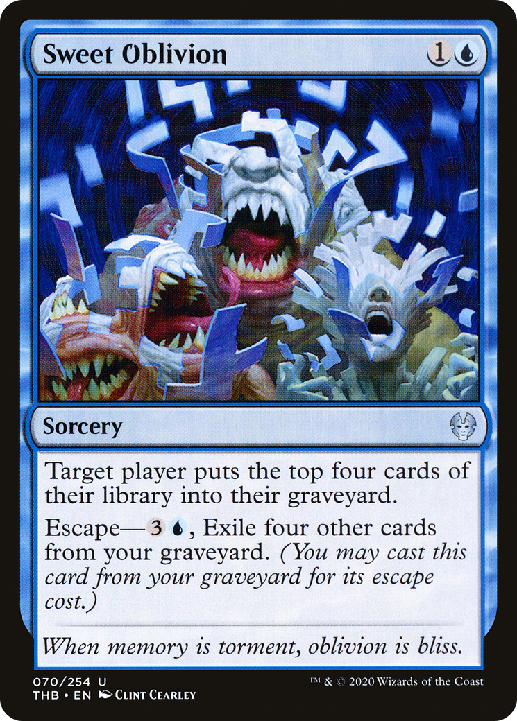 Sweet Oblivion (THB-070) - Theros Beyond Death Foil