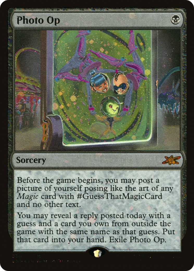 Photo Op (Galaxy Foil) (UNF-369) - Unfinity Foil