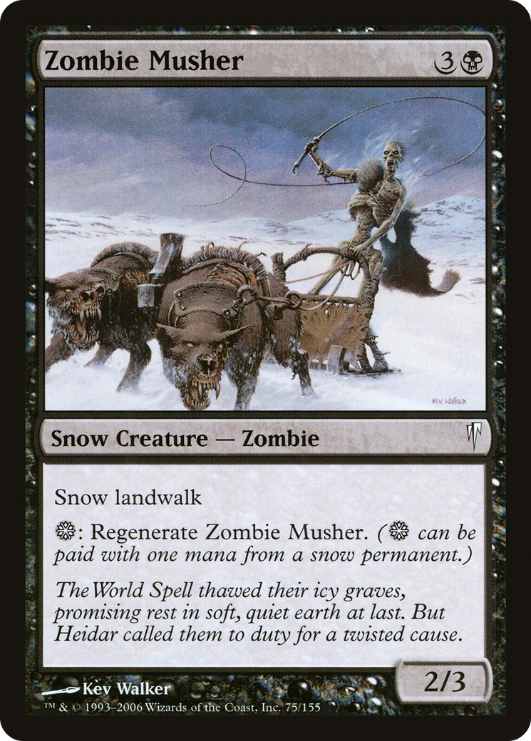 Zombie Musher (CSP-075) - Feuille de Coldsnap 
