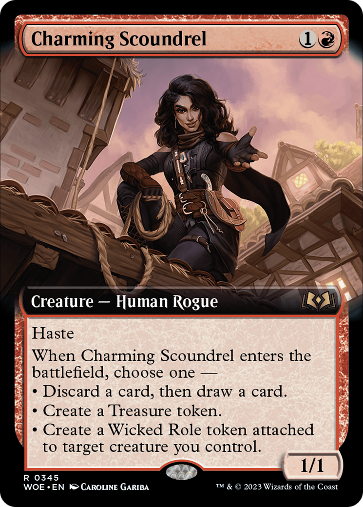 Charmant Scélérat (WOE-345) - Les Terres Sauvages d'Eldraine : (Extended Art) Foil