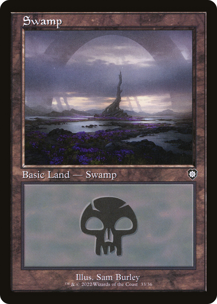 Swamp (33) (Retro Frame) (BRC-033) - The Brothers' War Commander