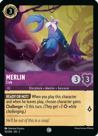 Merlin - Crabe (50/204) - L'Ascension des Fils du Déluge 