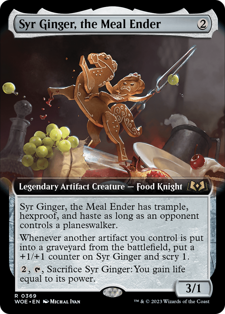 Syr Ginger, le finisseur de repas (WOE-369) - Wilds of Eldraine : (Extended Art) Foil 