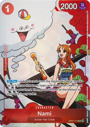 Nami (Collection de cadeaux 2023) (OP01-016) - Cartes promotionnelles One Piece Foil 