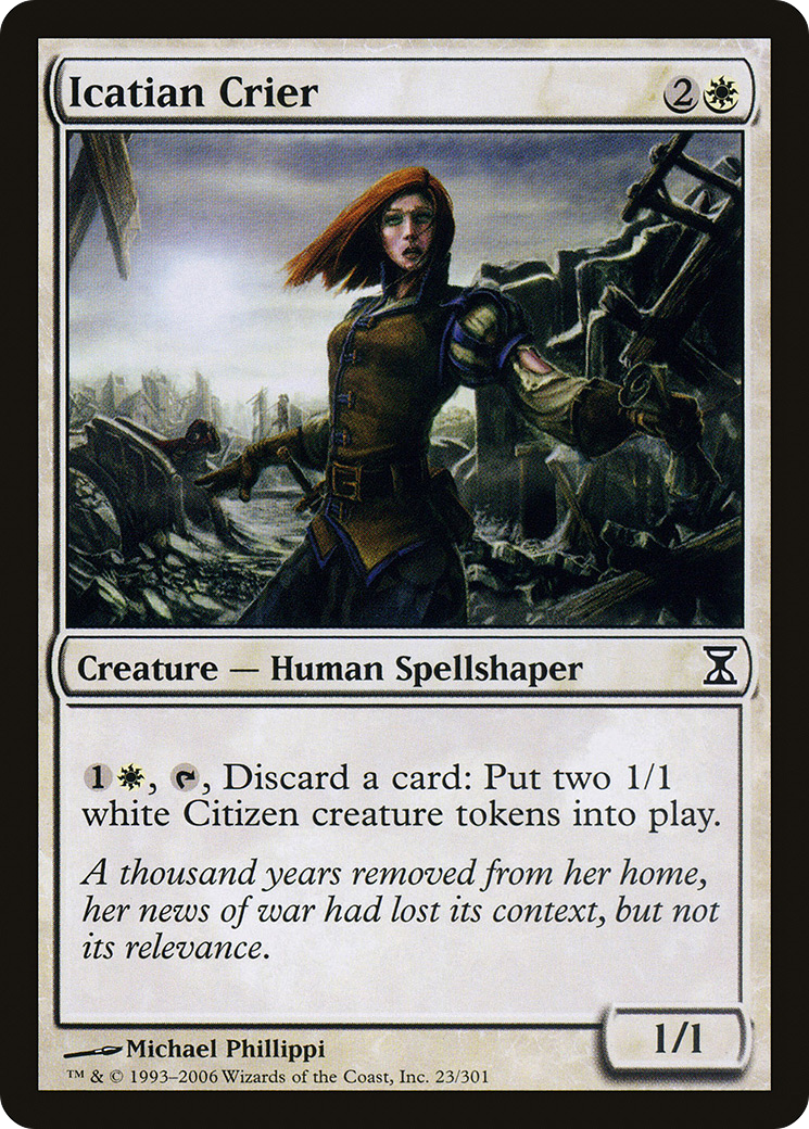 Crieur Icatien (TSP-023) - Spirale temporelle 