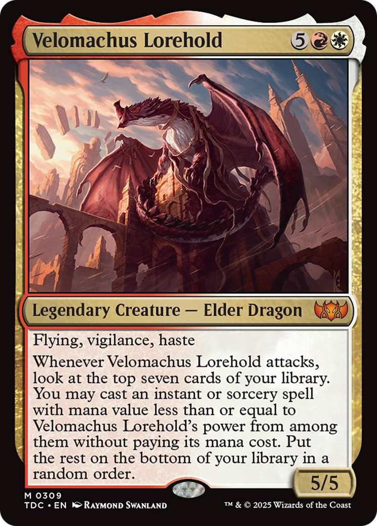 Velomachus Lorehold (TDC-309) - Commandant : Tarkir : Tempête de Dragons 