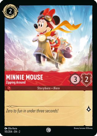 Minnie Mouse - Zipping Around (115/204) - Le Soulèvement des Enfants du Déluge 