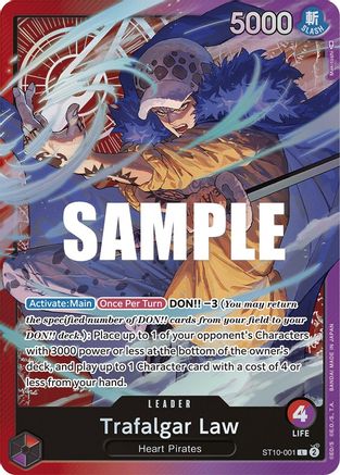 Trafalgar Law (001) (ST10-001) - Ultra Deck : Les Trois Capitaines Foil 