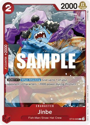 Jinbe (ST10-005) - Ultra Deck : Les Trois Capitaines Foil 