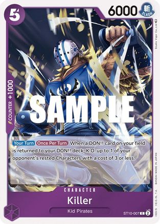 Killer (ST10-007) - Ultra Deck : Les Trois Capitaines Foil 