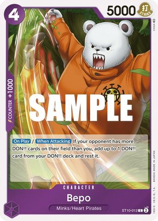 Bepo (ST10-012) - Ultra Deck : Les Trois Capitaines Foil 