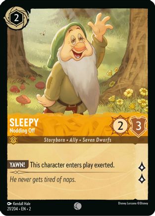 Sleepy - Nodding Off (21/204) - L'Ascension des Floodborn Cold Foil 