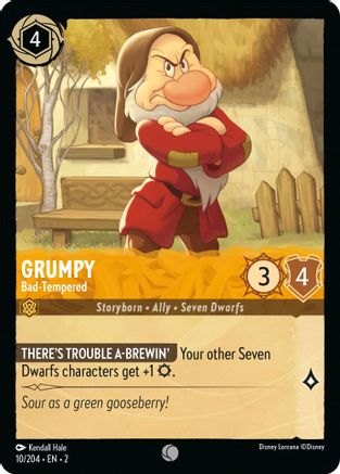 Grumpy - Mauvais caractère (10/204) - Rise of the Floodborn Cold Foil 