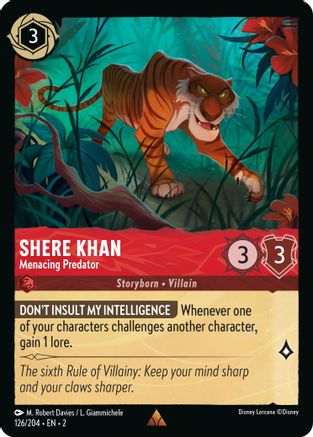 Shere Khan - Prédateur menaçant (126/204) - L'Ascension des Nés du Déluge 