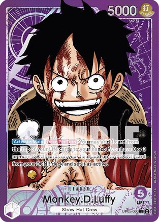 Monkey.D.Luffy (060) (Art alternatif) (OP05-060) - Le Réveil de la Nouvelle Ère
