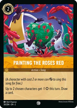 Peindre les roses en rouge (30/204) - Rise of the Floodborn Cold Foil 