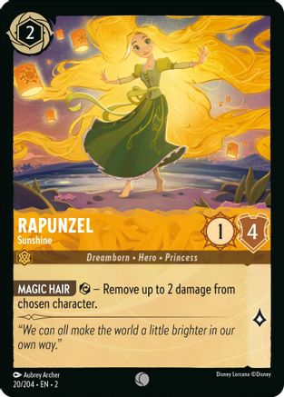 Raiponce - Sunshine (20/204) - L'Ascension des Déluges Cold Foil 