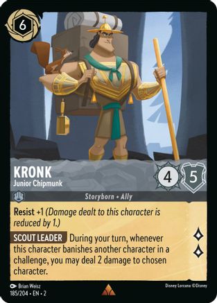 Kronk - Junior Chipmunk (185/204) - L'Ascension des Floodborn Cold Foil 