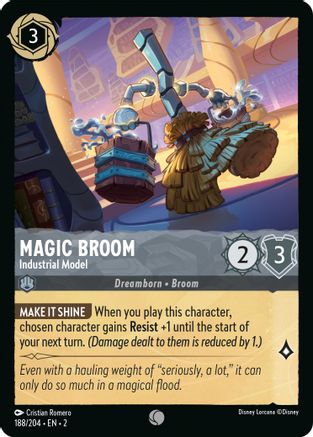 Balai magique - Modèle industriel (188/204) - Rise of the Floodborn Cold Foil 