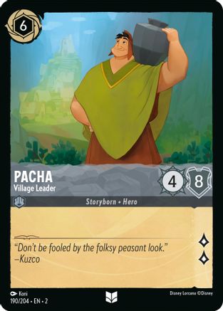 Pacha - Chef du village (190/204) - L'ascension des Floodborn Cold Foil 