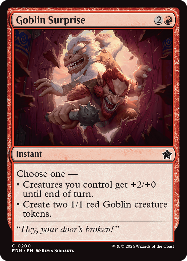 Goblin Surprise (FDN-200) - Fondations 