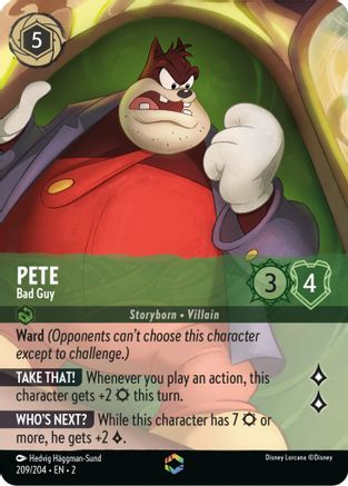 Pete - Bad Guy (Enchanté) (209/204) - Holofoil Rise of the Floodborn 