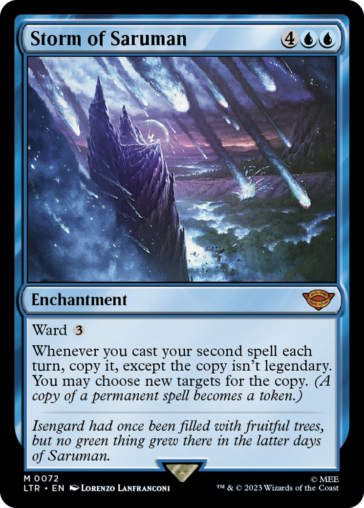 Storm of Saruman (LTR-072) - The Lord of the Rings: Tales of Middle-earth Foil
