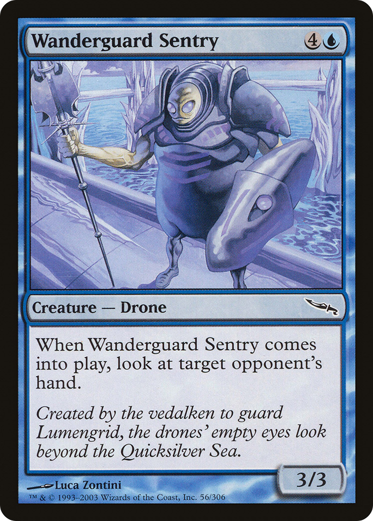 Sentinelle Wanderguard (MRD-056) - Mirrodin Foil 