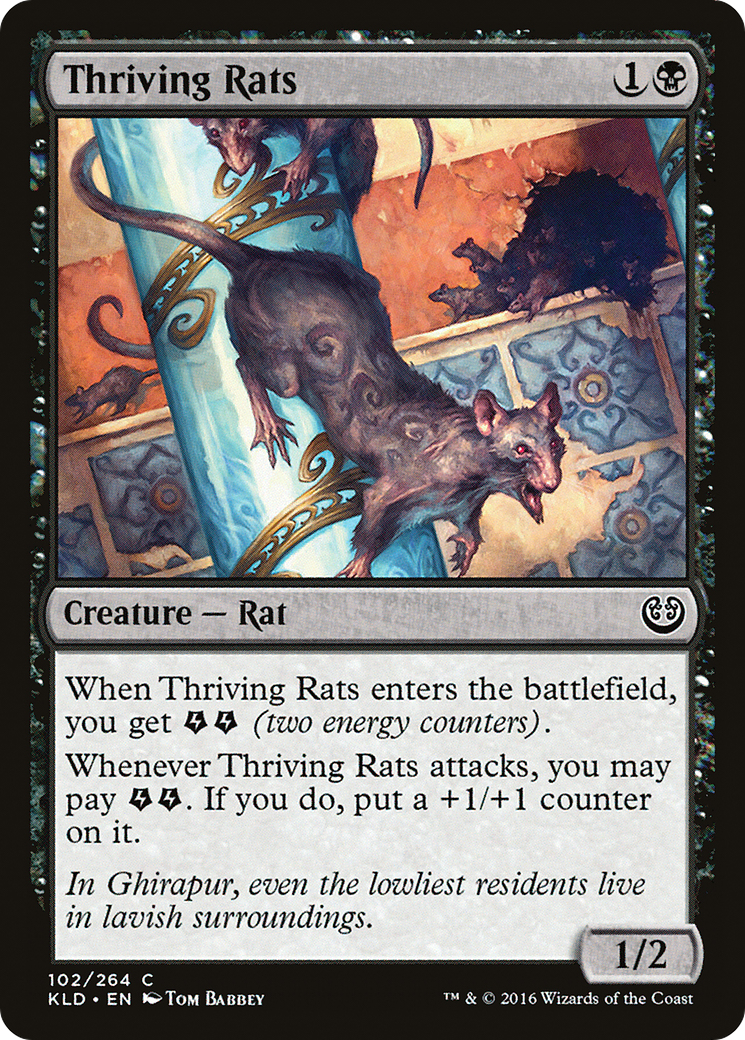 Rats prospères (KLD-102) - Kaladesh Foil 