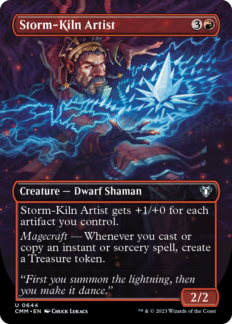 Storm-Kiln Artist (CMM-644) - Commander Masters (sans bordure) 