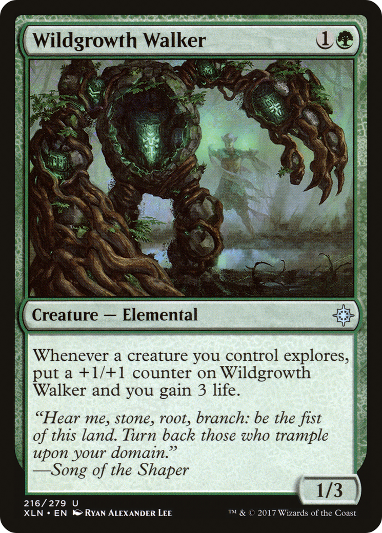 Wildgrowth Walker (XLN-216) - Feuille d'Ixalan 