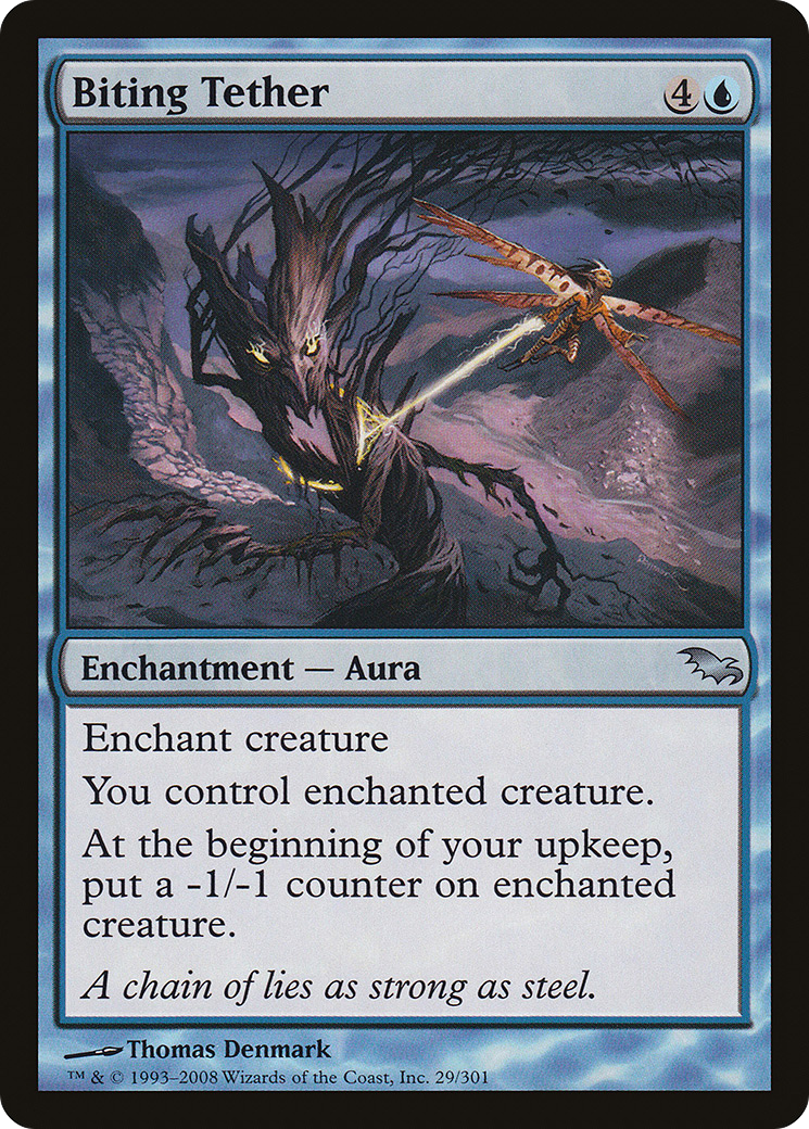Biting Tether (SHM-029) - Shadowmoor Foil