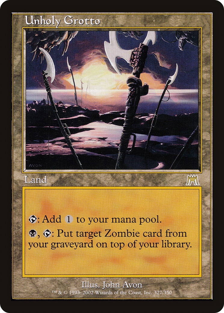 Grotte Impie (ONS-327) - Onslaught Foil 