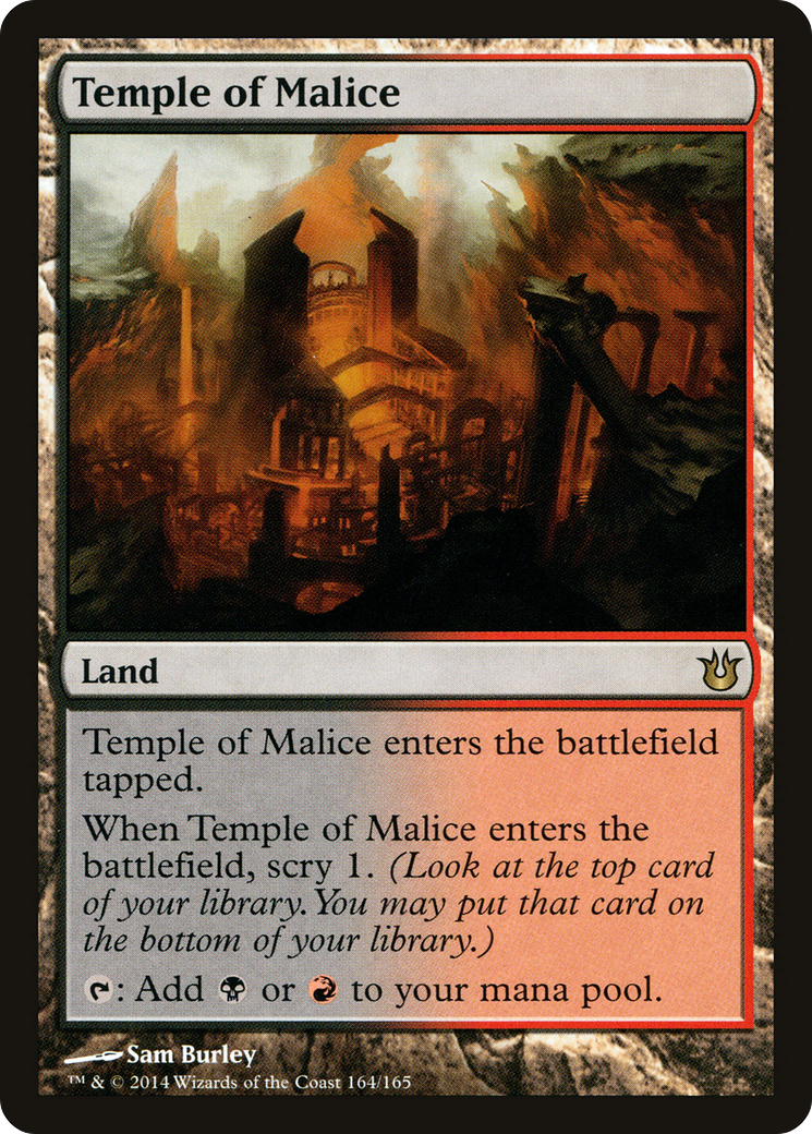 Temple of Malice (BNG-164) - Born of the Gods Foil