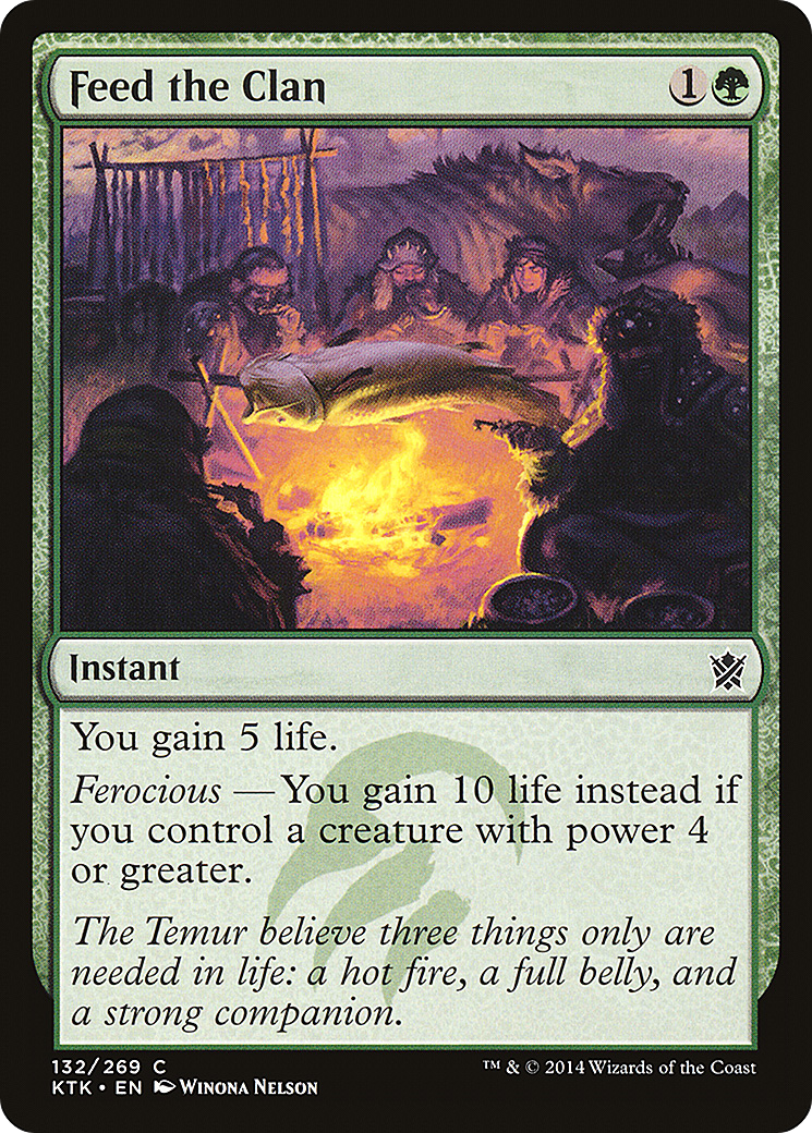 Nourrir le clan (KTK-132) - Les Khans de Tarkir 