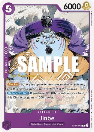 Jinbe (OP05-066) - L'Éveil de la Nouvelle Ère : Cartes de tournoi du 1er anniversaire
