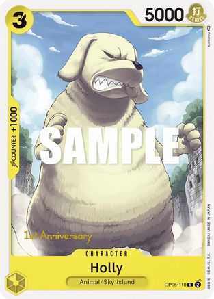Holly (OP05-110) - L'Éveil de la Nouvelle Ère : Cartes de tournoi du 1er anniversaire