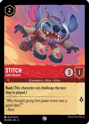 Stitch - Petite Fusée (125/204) - Feuille froide Into the Inklands 