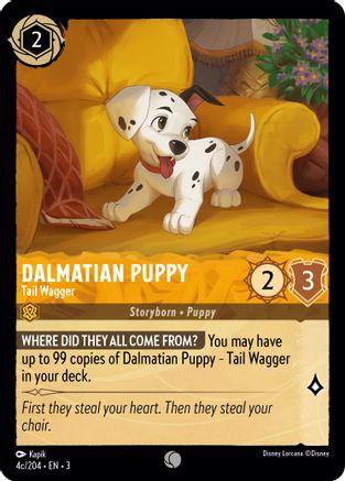 Chiot dalmatien - Remueur de queue (4c/204) (4c/204) - Dans les Inklands 