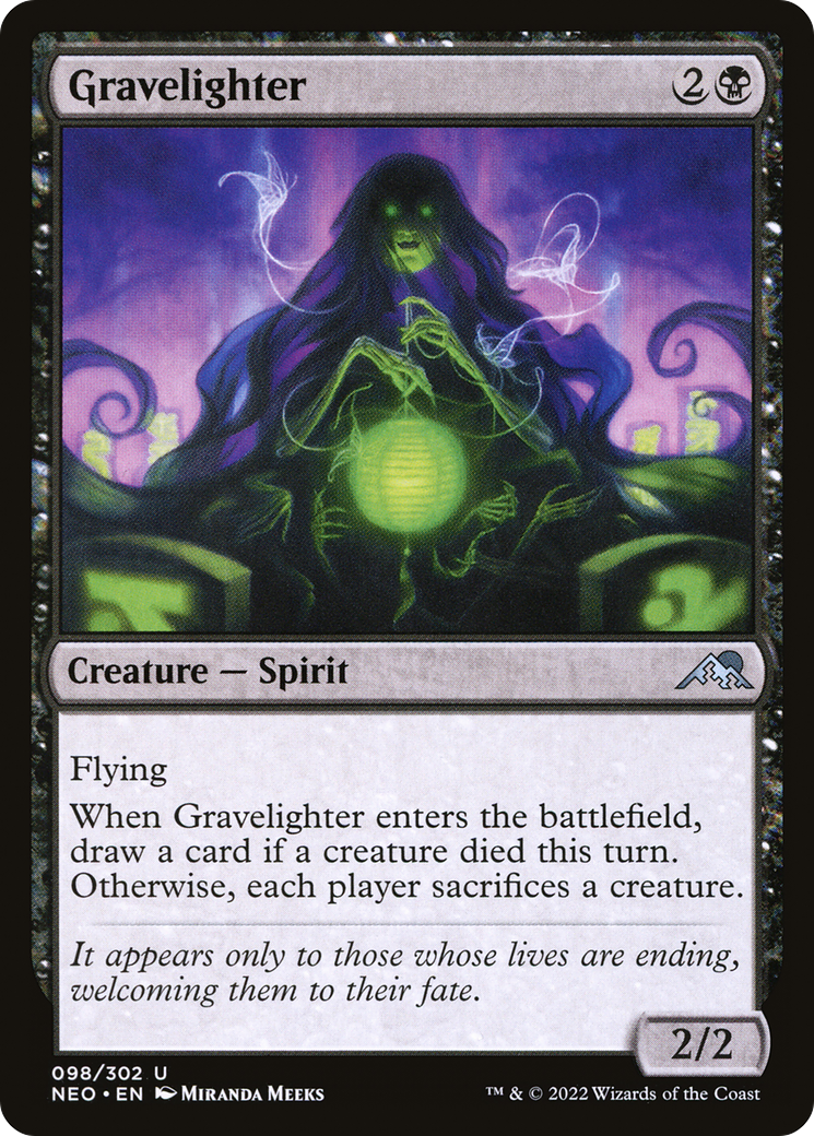 Gravelighter (NEO-098) - Kamigawa : Neon Dynasty Foil 