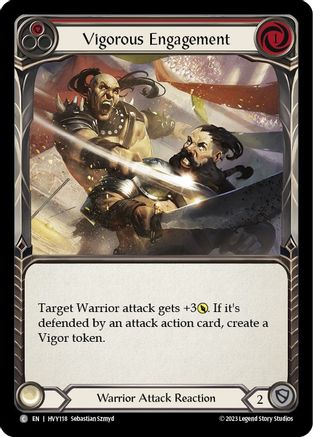 Engagement vigoureux (rouge) (HVY118) - Heavy Hitters 