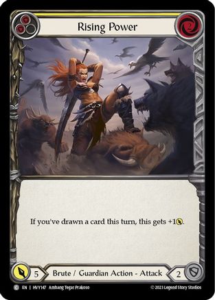 Puissance montante (jaune) (HVY147) - Heavy Hitters 